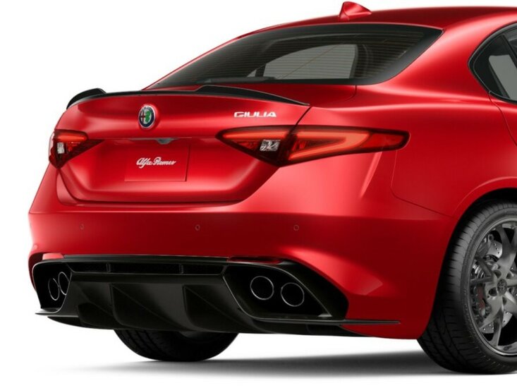 Spoiler glanzend zwart passend voor Alfa Romeo Giulia vanaf bouwjaar 2016 