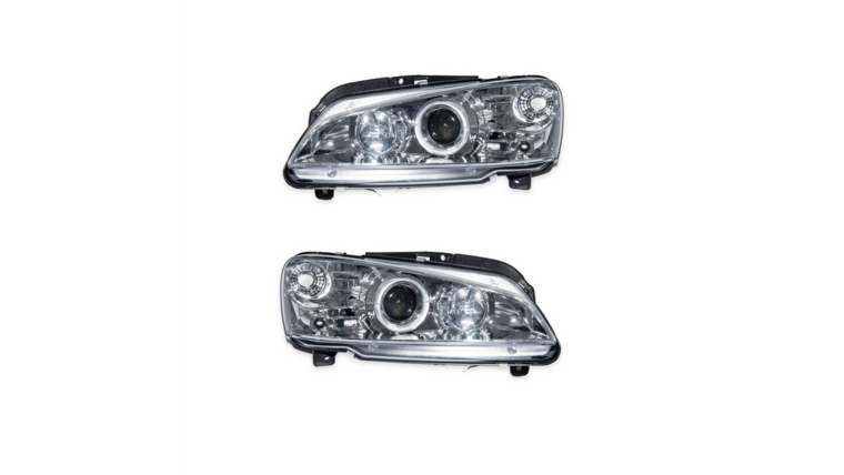 Projector koplampen chroom passend voor Peugeot 106 