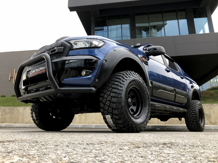 OneWay fender flares passend voor Ford Ranger T6, T7 en T8 model 2012 - 2022 geschroefd