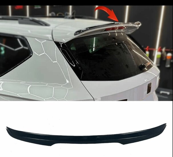 OneWay dak spoiler glanzend zwart passend voor Cupra Ateca model vanaf 2018