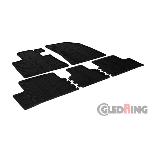 Gledring Rubbermatten passend voor Citroen C4 Picasso 2013- &amp; C4 Spacetourer 2018- (T profiel 5-delig)