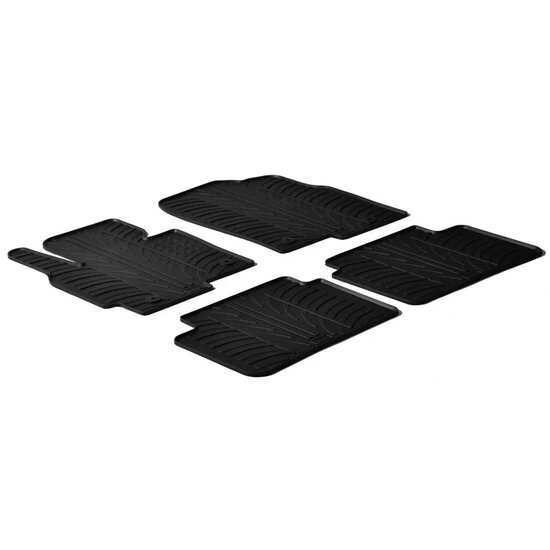 Gledring Rubbermatten passend voor Mazda CX-5 benzine 2012-2017 (T profiel 4-delig + montageclips)