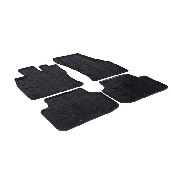 Gledring Rubbermatten passend voor Skoda Octavia III 2013-2017 &amp; 2017-2020 (T profiel 4-delig + montageclips)