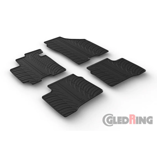 Gledring Rubbermatten passend voor Suzuki Swift V 5-deurs 2017-2024 (T profiel 4-delig)