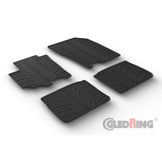 Gledring Rubbermatten passend voor Suzuki SX4 S-Cross 2013-2021 (T profiel 4-delig)