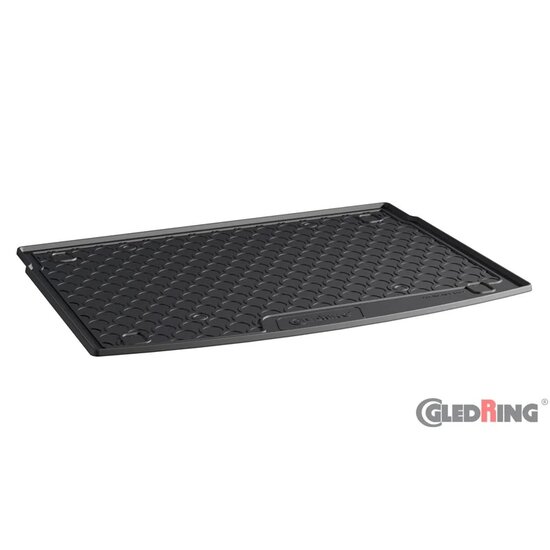 Gledring Rubbasol (Rubber) Kofferbakmat passend voor Kia Cee&#039;d HB 2018- (Hoge variabele laadvloer)