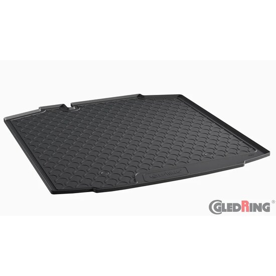  Gledring Rubbasol (Rubber) Kofferbakmat passend voor Seat Toledo &amp; Skoda Rapid Sedan 2012- (Lage laadvloer)