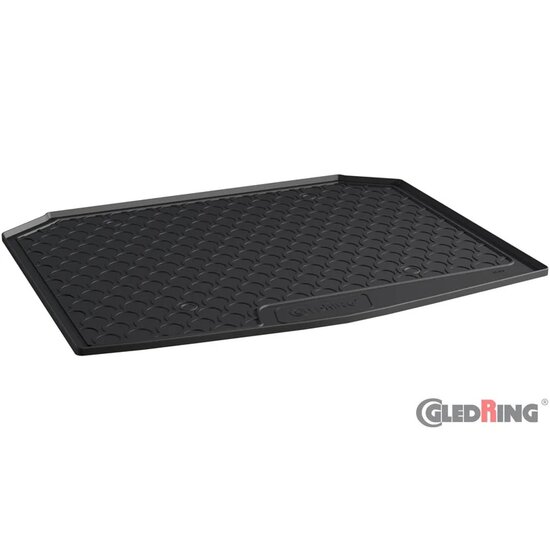 Gledring Rubbasol (Rubber) Kofferbakmat passend voor Skoda Karoq 2WD/4WD 7/2017- (Lage variabele laadvloer)