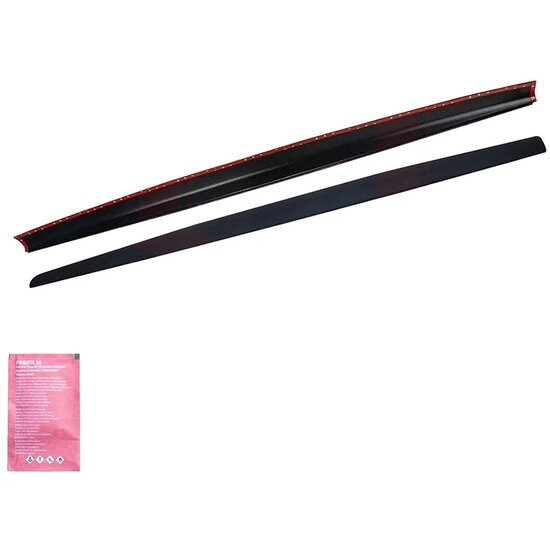 Oneway Achterklepafdeklijst passend voor Mitsubishi L200 Triton 4 2007-2014 - Matzwart