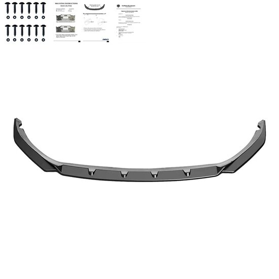 Oneway Voorspoilerlip passend voor Opel Astra L HB/ST 2021- - Glanzend zwart