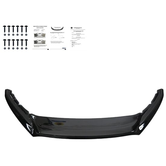 Oneway Voorspoilerlip passend voor Skoda Superb 3V HB/Kombi Facelift 2019-2023 - Glanzend zwart