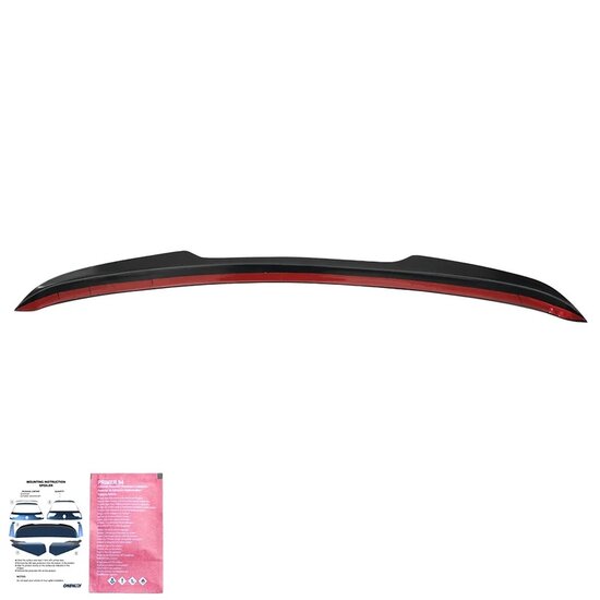 Oneway Dakspoiler (Cap) passend voor Seat Ateca FR 2016- &amp; Cupra Ateca 2018- - Glanzend zwart