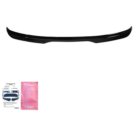 Oneway Dakspoiler (Cap) passend voor Ford Focus ST MK3 Hatchback 2010-2014 &amp; ST MK3 Facelift 2015-2018 - Glanzend zwart