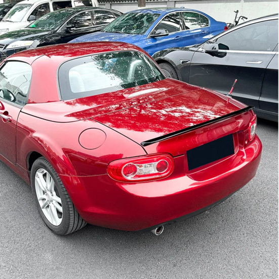 Glanzend zwart achterspoiler passend voor Mazda MX-5 NC model 2005 - 2015