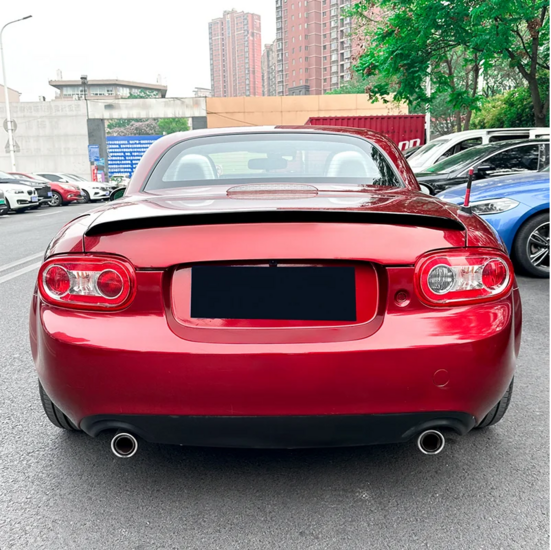 Glanzend zwart achterspoiler passend voor Mazda MX-5 NC model 2005 - 2015