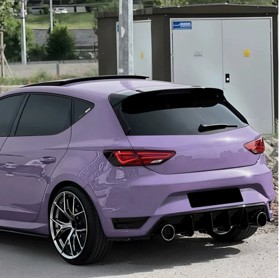 Driedelige dakspoiler passend voor Seat Leon 5F 5-deurs model 2013 - 2020