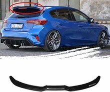 Dakspoiler aanzet glanzend zwart passend voor Ford Focus IV model 2019 - heden