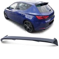 Glanzend zwarte dakspoiler passend voor Seat Leon 5F1 model 2012 - 2019 