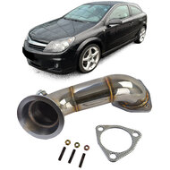 Downpipe passend voor Opel Astra G en Astra H model 2001 - 2010