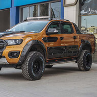 One Way zijpanelen passend voor Ford Ranger T6, T7 en T8 model 2012 - 2022