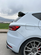 OneWay spoiler glanzend zwart passend voor Seat Leon model 2012 - 2020