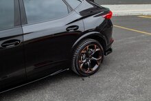 OneWay splitters achter bumper glanzend zwart passend voor Cupra Formentor model vanaf 2020 versie 2