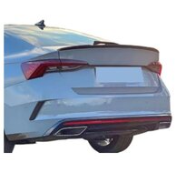 Glanzend zwarte kofferklep spoiler passend voor Skoda Octavia IV model 2020 - heden RS