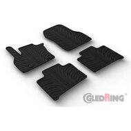 Gledring Rubbermatten passend voor Renault Zoe I 2012-2019 &amp; II 2019- (T profiel 4-delig + montageclips)