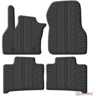 Gledring Rubbermatten passend voor Renault Zoe I 2012-2019 &amp; II 2019- (T profiel 4-delig + montageclips)