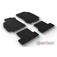 Gledring Rubbermatten passend voor Renault Megane III HB 5-deurs 2008-2015 (T profiel 4-delig)