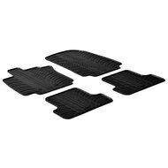 Gledring Rubbermatten passend voor Renault Clio III 2005- (T profiel 4-delig)
