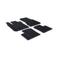 Gledring Rubbermatten passend voor Renault Twingo III 2014- excl. E-Tech (T profiel 4-delig + montageclips)