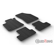  Gledring Rubbermatten passend voor Renault Megane IV 5 deurs/Grandtour/Grand Coupe 2016- (Handgeschakeld) (T profiel 4-delig + montageclips)