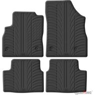 Gledring Rubbermatten passend voor Opel Astra K 5 deurs &amp; Sportstourer 6/2015- (handgeschakeld) (T profiel 4-delig + montageclips)