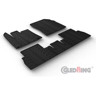 Gledring Rubbermatten passend voor Citro&euml;n Berlingo Multispace (T profiel 5-delig + ronde montageclips)