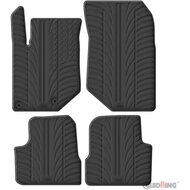 Gledring Rubbermatten passend voor Peugeot 208 II 2019- / 2008 II 2020- (T profiel 4-delig + montageclips)