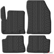  Gledring Rubbermatten passend voor Peugeot e-208 II &amp; Opel e-Corsa F 2019- / Mokka-e 2020- (T profiel 4-delig + montageclips)