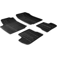  Gledring Rubbermatten passend voor Citroen C2 2003- (T profiel 4-delig)