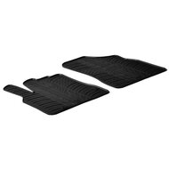 Gledring Rubbermatten passend voor Citroen Berlingo / Peugeot Partner 2008-2018 (T profiel 2-delig + montageclips)