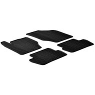 Gledring Rubbermatten passend voor Citroen C4 5-deurs 2010-2018 (T profiel 4-delig + montageclips)