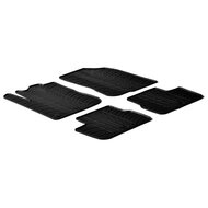 Gledring Rubbermatten passend voor Peugeot 208 2012-2019 (T profiel 4-delig + montageclips)