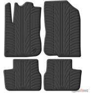 Gledring Rubbermatten passend voor Peugeot 208 2012-2019 (T profiel 4-delig + montageclips)