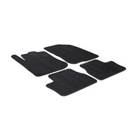 Gledring Rubbermatten passend voor Peugeot 2008 incl. Crossover 2013-2019 (T profiel 4-delig + montageclips)