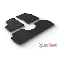 Gledring Rubbermatten passend voor Peugeot 5008 2017-2024 (T profiel 5-delig + montageclips)
