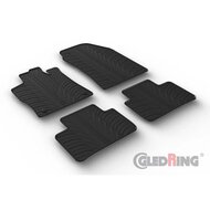  Gledring Rubbermatten passend voor Peugeot 308 III SW 2021- &amp; Opel Astra L Sports Tourer 2021- excl. MHEV (T profiel 4-delig + montageclips)