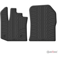 Gledring Rubbermatten passend voor Dacia Dokker Furgon 2013- (T profiel 2-delig + montageclips)