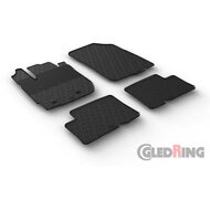 Gledring Rubbermatten passend voor Dacia Duster 2015-2018 (G profiel 4-delig + montageclips)