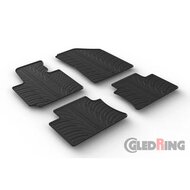 Gledring Rubbermatten passend voor Kia Soul 2014- (T profiel 4-delig)