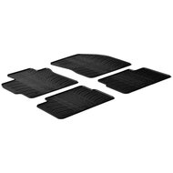 Gledring Rubbermatten passend voor Toyota Auris 2007- (T profiel 4-delig + montageclips)