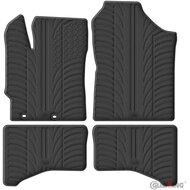 Gledring Rubbermatten passend voor Toyota Yaris Hybrid 5 deurs 2012-2017 &amp; 2017-2020 (T profiel 4-delig + montageclips)